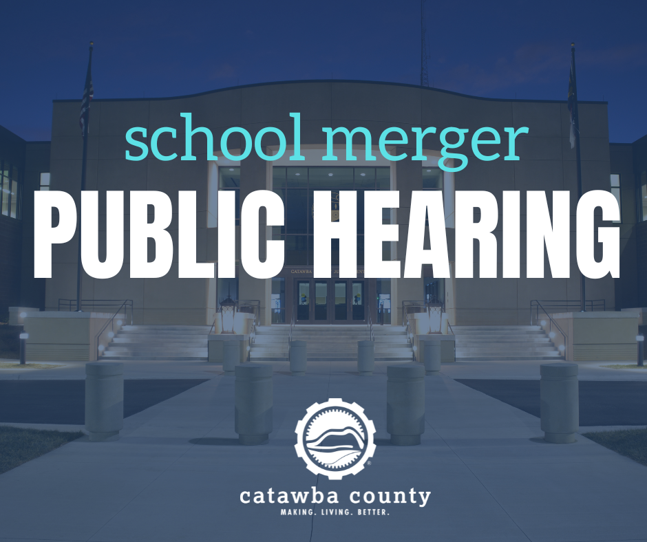 Catawba County Board of Commissioners to hold public hearing and vote on school merger April 20 